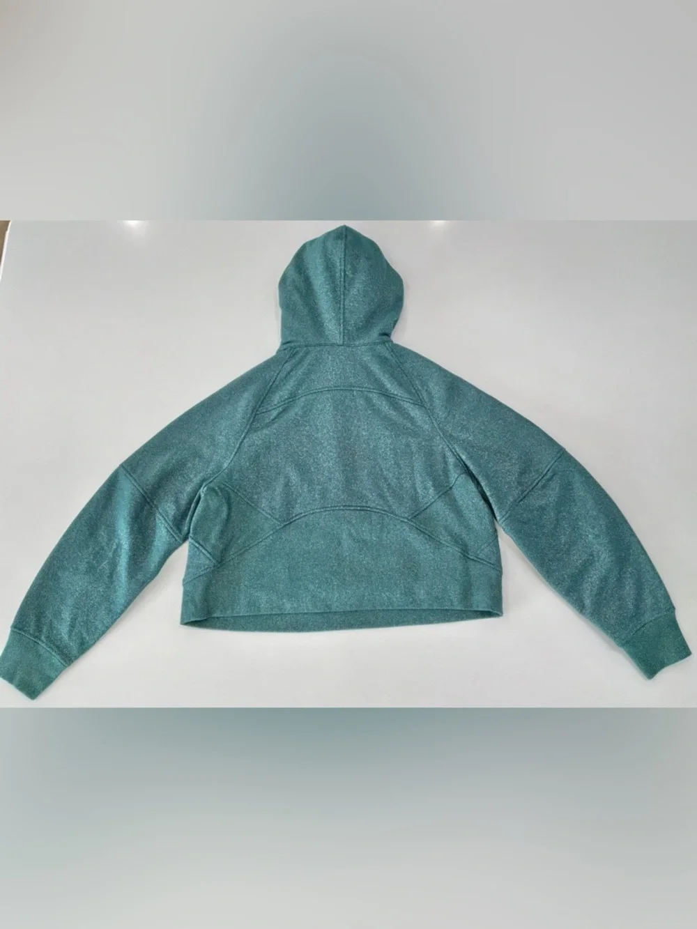 NWOT Lululemon Scuba Oversized Half-Zip Hoodie Spark Storm Teal Silver M/L